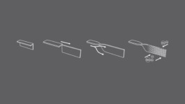 Concept Diagrams of BUSSTOBJECT. A bus stop that cleans the air. Made by 3d printing with photo-active concrete.
