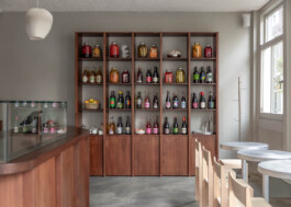 Interior of Saint-Jean Deli in Amsterdam, designed by architect Ivo Jelinek from Amsterdam based studio IJarchitecture.
